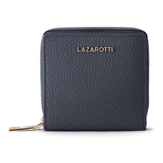 Lazarotti Bologna Leer Medium Ritssluiting Portemonnee Leer 10 cm