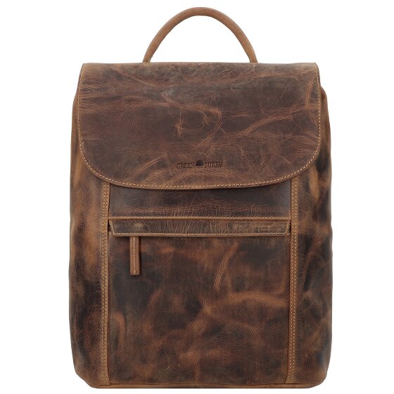 Greenburry Vintage Dagrugzak Leer 40 cm Laptop compartiment