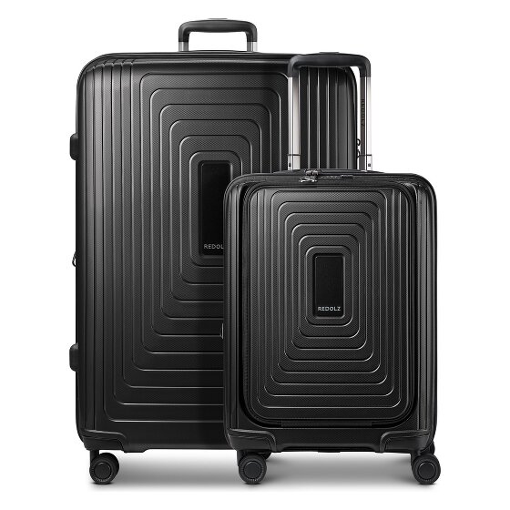 Redolz Essentials 14 4-wiel kofferset 2 stuks laptopvak met rekbare vouw