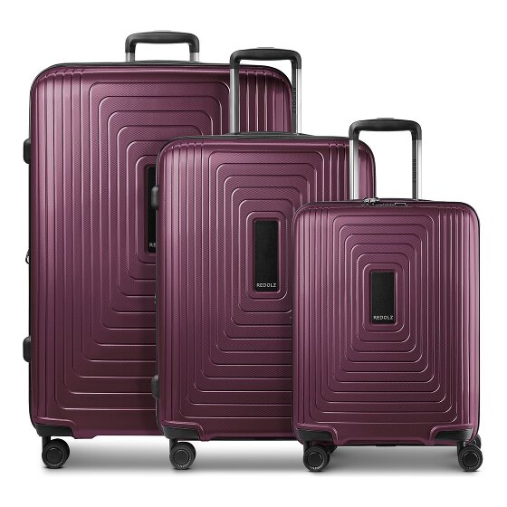 Redolz Essentials 14 4 wielen Kofferset 3-delig met uitbreidingsplooi