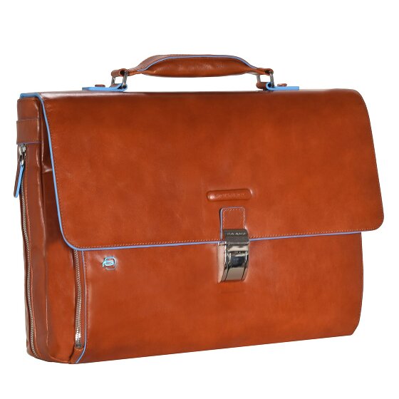 Piquadro Blue Square Briefcase II Leather 40 cm Laptopcompartiment