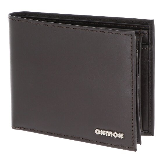 oxmox Leather Portemonnee RFID-bescherming Leder 12 cm