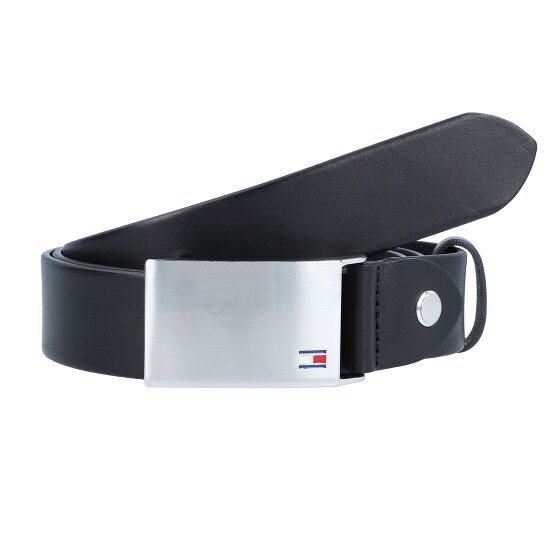 Tommy Hilfiger Plaque Riem Leder