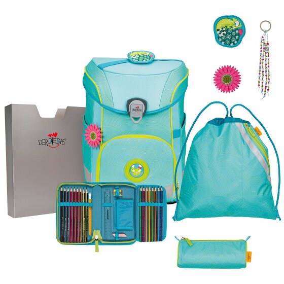DerDieDas ErgoFlex Easy LED Schooltas set 5-delig