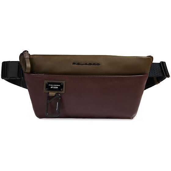 Piquadro Harper Fanny pack Leer 34 cm met uitbreidingsplooi