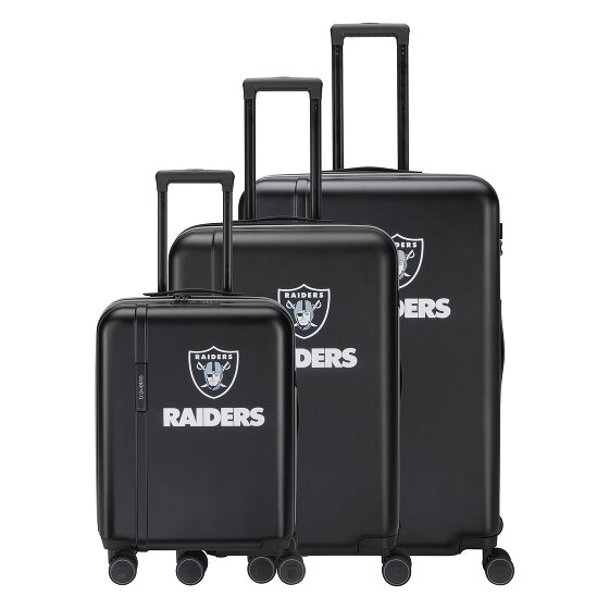 Travelite travelite x NFL 4 wielen Kofferset 3-delig met uitbreidingsplooi