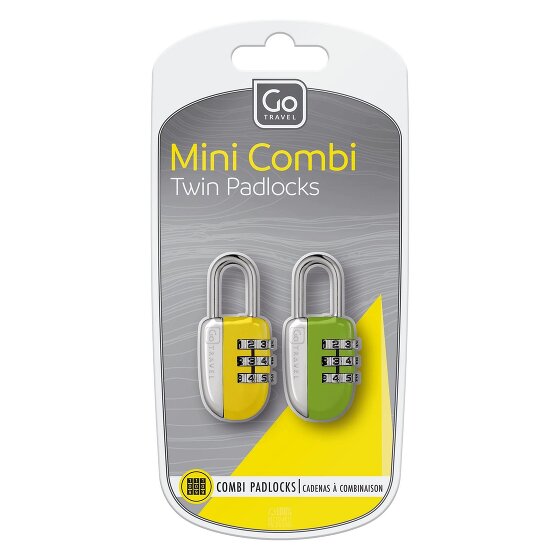 Go Travel Combinatieslot set 2 stuks.