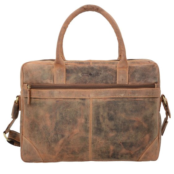 Greenburry Vintage aktetas Leer 41 cm Laptop compartiment