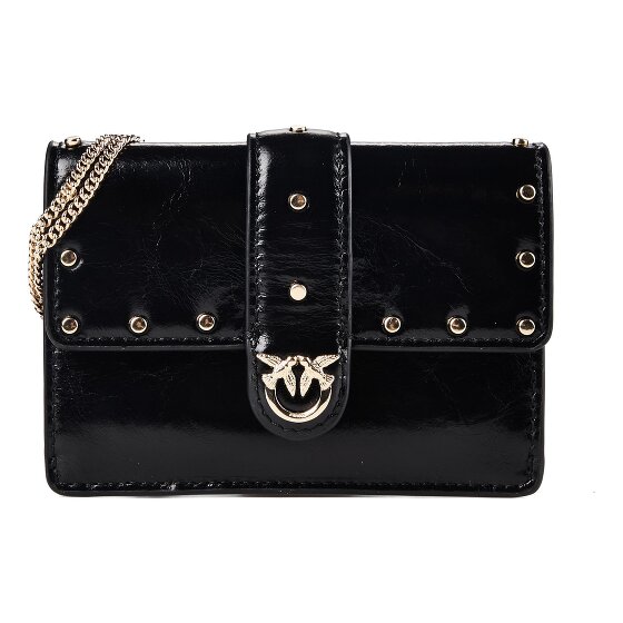 PINKO Love Pocket Studs Mini tas Schoudertas Leder 13 cm