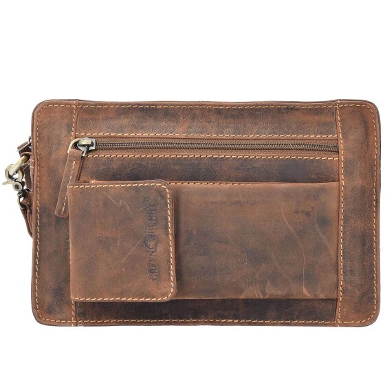 Greenburry Vintage mannen leren tas 22 cm