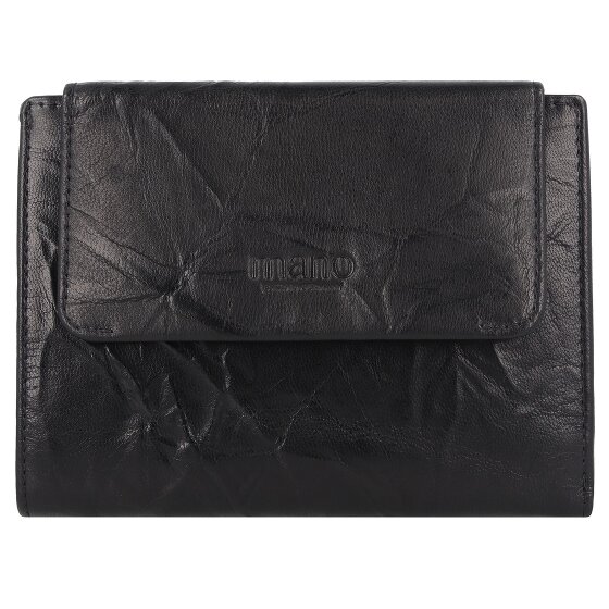 mano Donna Aurona Portemonnee RFID Leer 14 cm