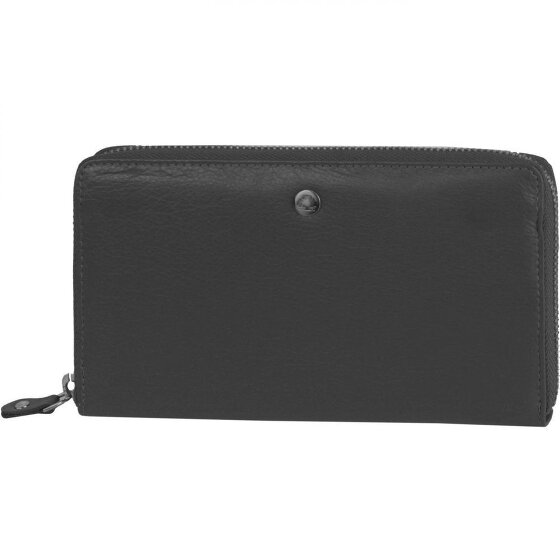 Greenburry Sponsachtige portefeuille leer 19 cm