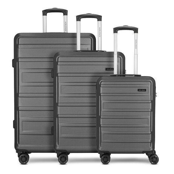Worldpack New York 2.0 4 wielen Kofferset 3-delig