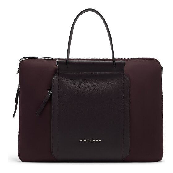 Piquadro Lyra Aktentas Leder 42 cm Laptopvak met uitbreidingsplooi