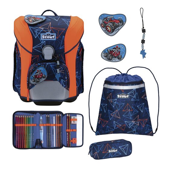 Scout Micro Schooltas set 5-delig Scout Micro Schooltas set 5-delig