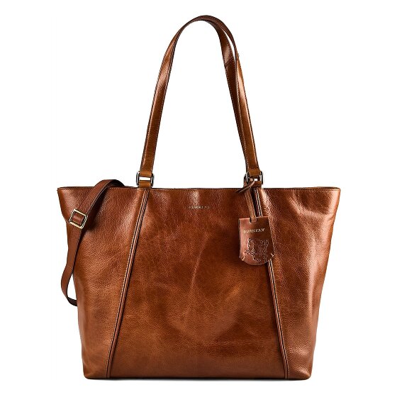 Burkely Fine Florence Shopper Tas Leer 37 cm Laptop compartiment