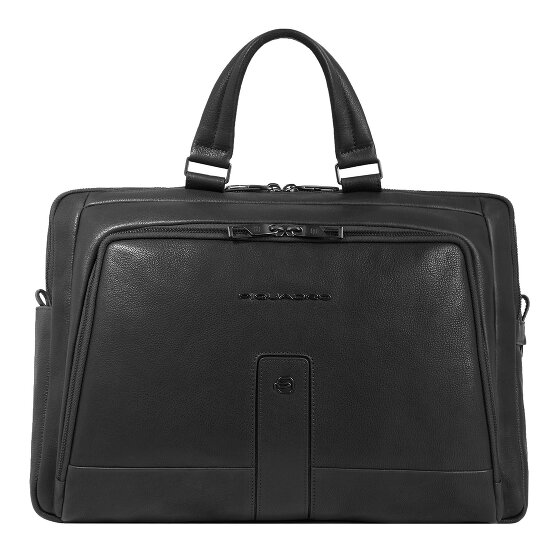 Piquadro Carl Koffer Leer 41 cm Laptop compartiment