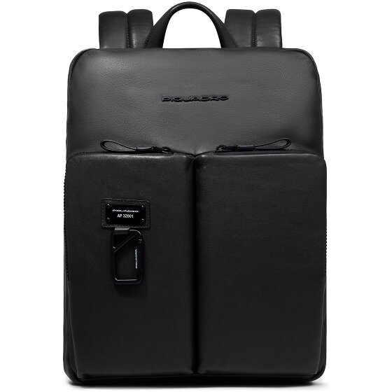 Piquadro Harper Dagrugzak Leer 38 cm Laptop compartiment