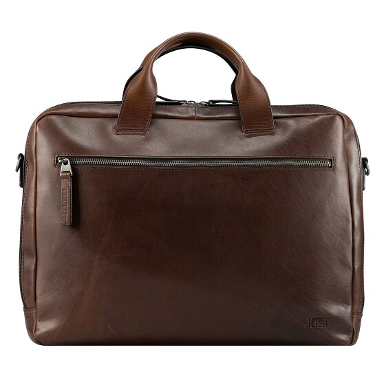 Jost Lund Koffer Leer 40.5 cm Laptop compartiment