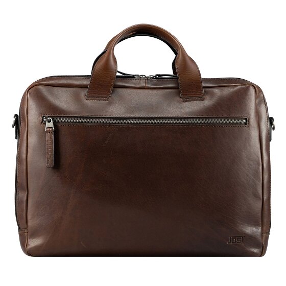 Jost Lund Koffer Leer 40.5 cm Laptop compartiment