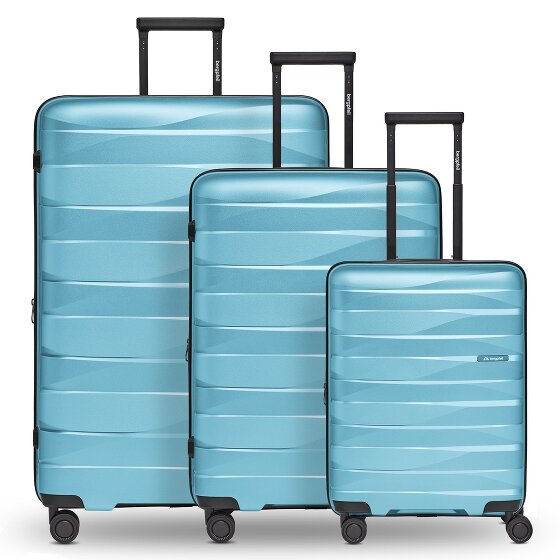 Bergpfeil Travel 4 wielen Kofferset 3-delig met uitbreidingsplooi