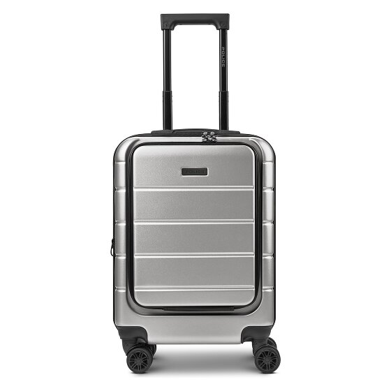 Police Dublin 4 wielen Cabinewagen S 54 cm Laptopvak met uitbreidingsplooi