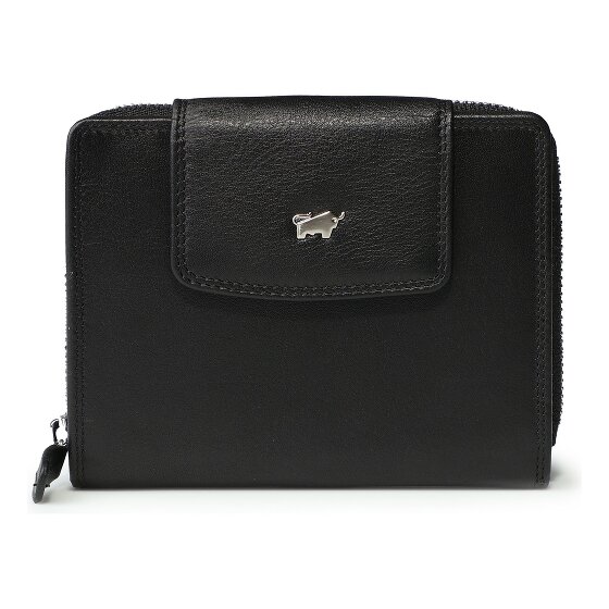 Braun Büffel Golf 3.0 Portemonnee RFID-bescherming Leer 12.5 cm
