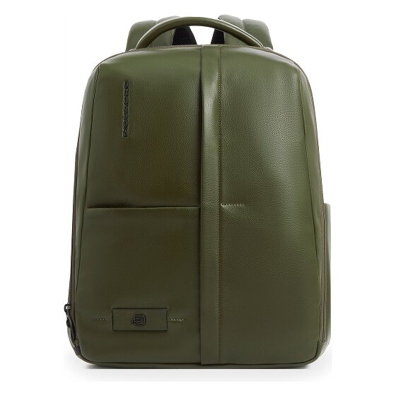 Piquadro Russell Zakelijke rugzak RFID-bescherming Leer 42 cm Laptop compartiment