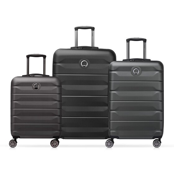 Delsey Paris Air Armour 4 wielen Kofferset 3-delig met uitbreidingsplooi