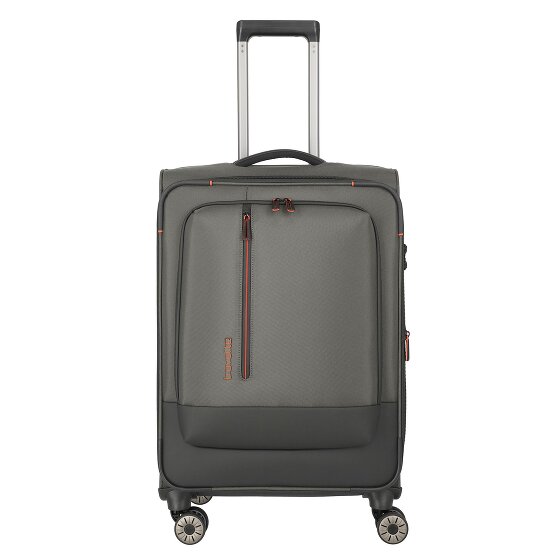 Travelite Crosslite 5.0 4 wielen Trolley M 66 cm met uitbreidingsplooi