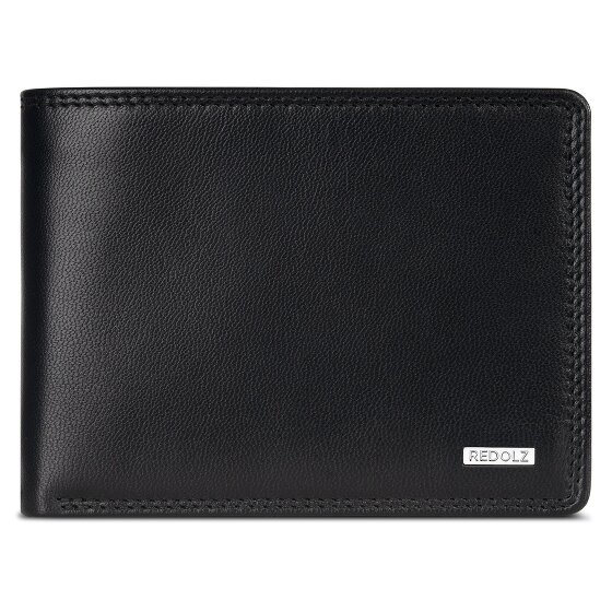 Redolz Leather Essentials QF portemonnee RFID leer 12 cm uitklapbaar