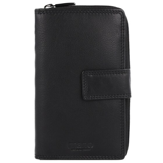 mano Donna Giulia Leren Portemonnee 10,5 cm