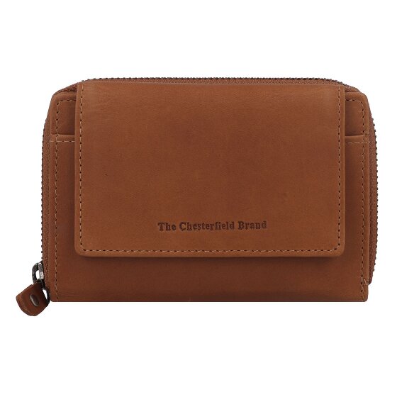 The Chesterfield Brand Wax Pull Up Portemonnee RFID-bescherming Leer 13.5 cm