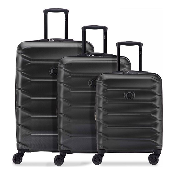 Delsey Paris Meteor 4 wielen Kofferset 3-delig met uitbreidingsplooi