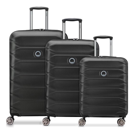 Delsey Paris Meteor 4 wielen Kofferset 3-delig met uitbreidingsplooi