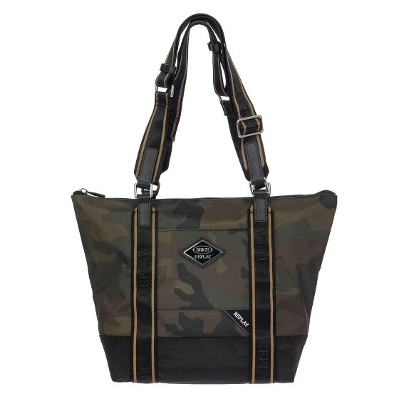 Bric's Replay Camouflage Shopper Tas 26 cm