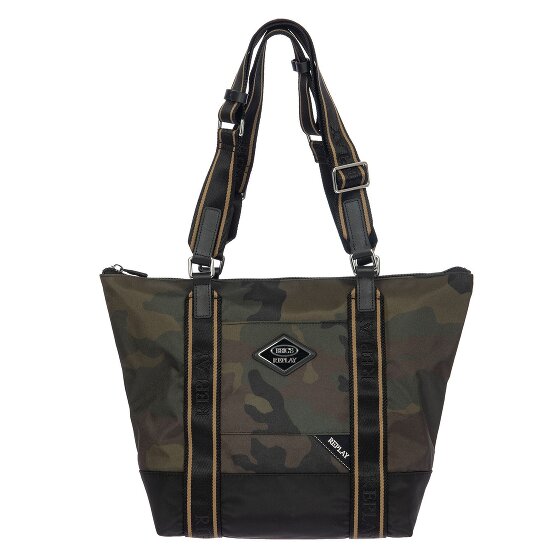 Bric's Replay Camouflage Shopper Tas 26 cm