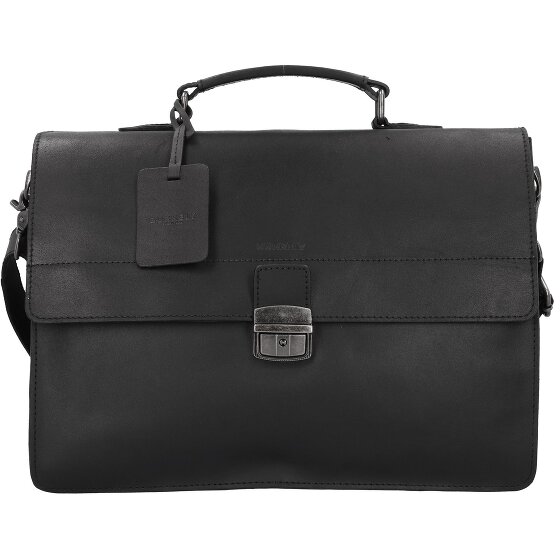 Burkely Vintage Dean aktetas leer 38 cm