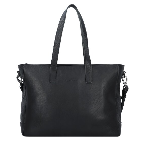 Plevier Rock Shopper Tas Leer 41 cm Laptop compartiment