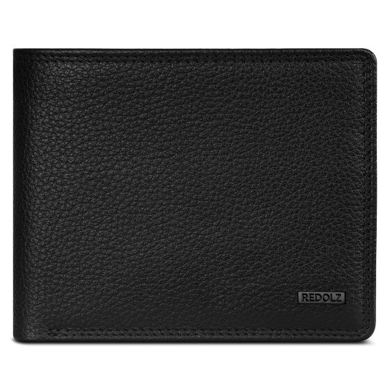 Redolz Leather Essentials QF portemonnee RFID leer 12 cm uitklapbaar