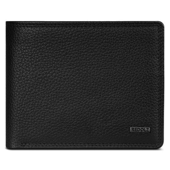 Redolz Leather Essentials QF portemonnee RFID leer 12 cm uitklapbaar