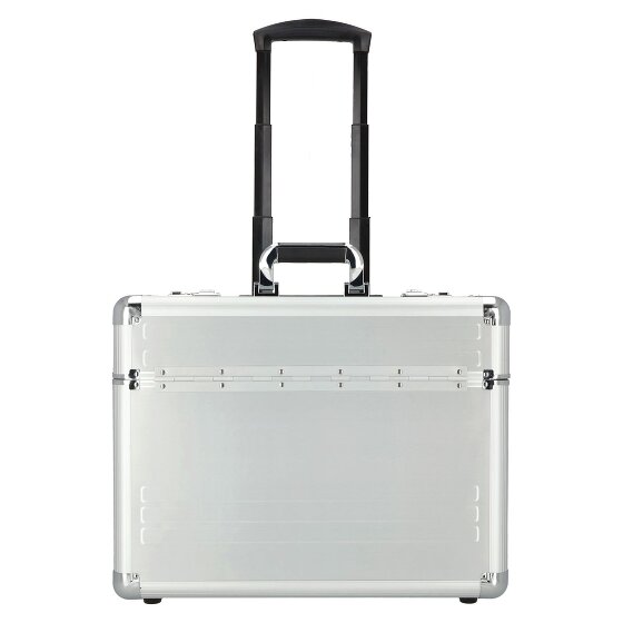 Dermata Aluminium Pilotentrolley met 2 wielen, 48 cm, laptopvak