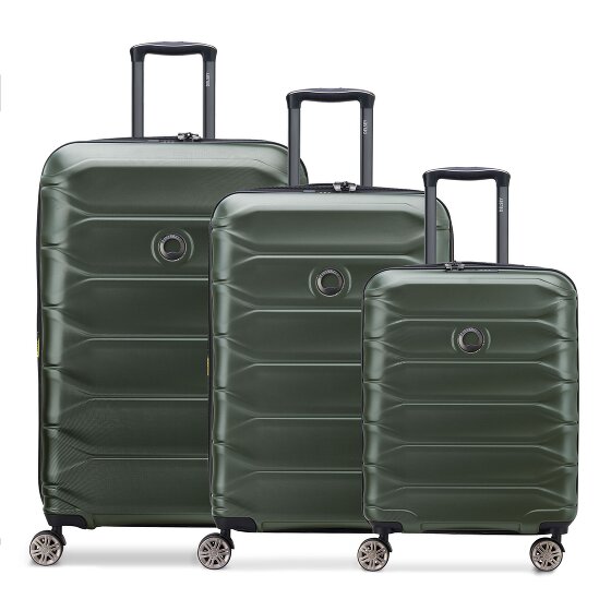 Delsey Paris Meteor 4 wielen Kofferset 3-delig met uitbreidingsplooi