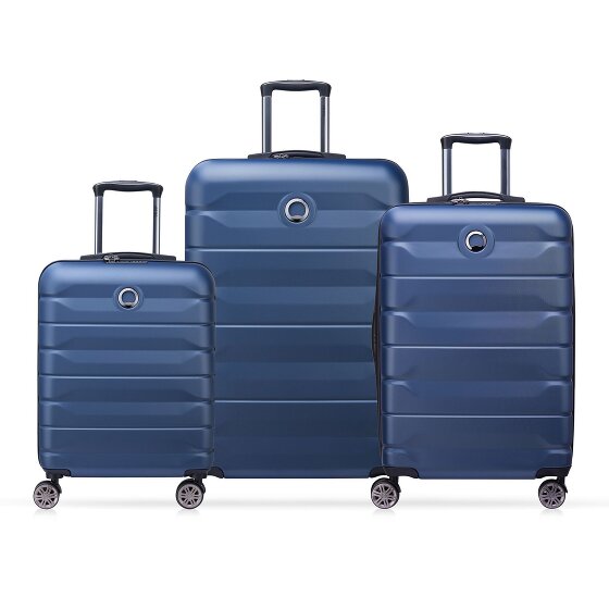 Delsey Paris Air Armour 4 wielen Kofferset 3-delig met uitbreidingsplooi