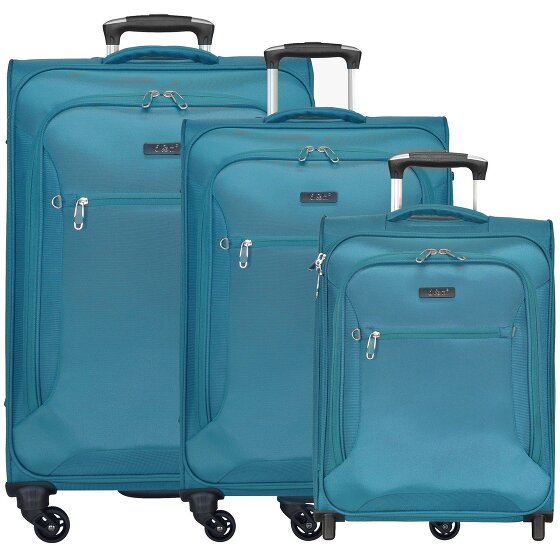 d&n Travel Line 6400 2-4-rollen kofferset 3st.