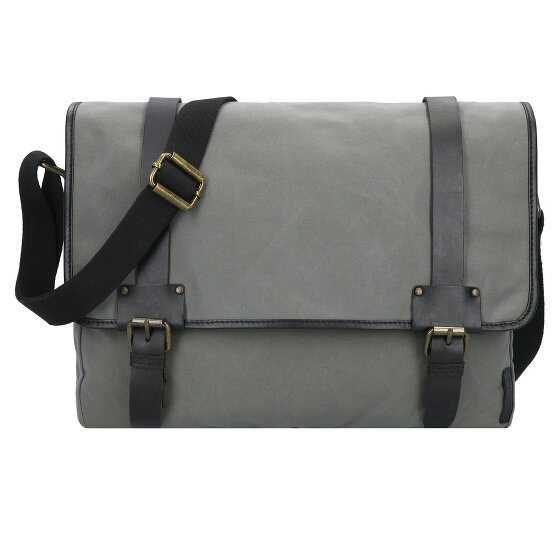 Harbour 2nd City Canvas Yale Aktetas Messenger 37 cm Laptop compartiment