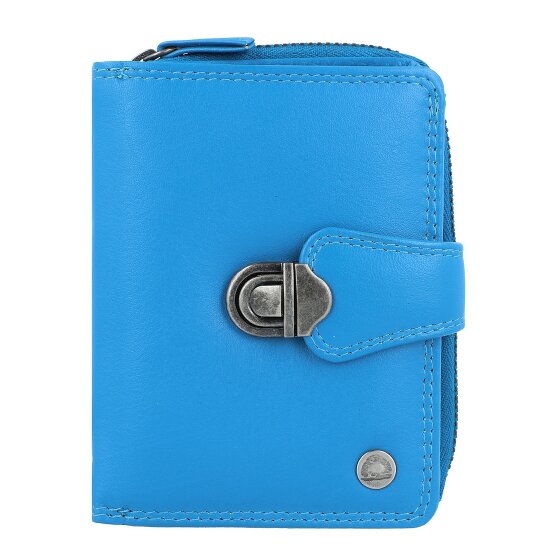Greenburry Sponsachtig portefeuille leer 9 cm