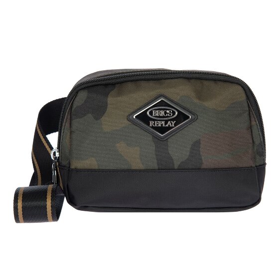 Bric's Replay Camouflage Mini tas Schoudertas 18 cm Bric's Replay Camouflage Mini tas Schoudertas 18 cm