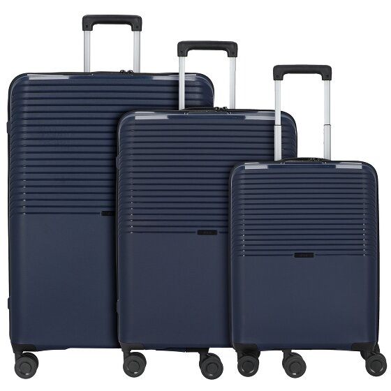 d&n Travel Line 4000 4-wiel kofferset 3st.