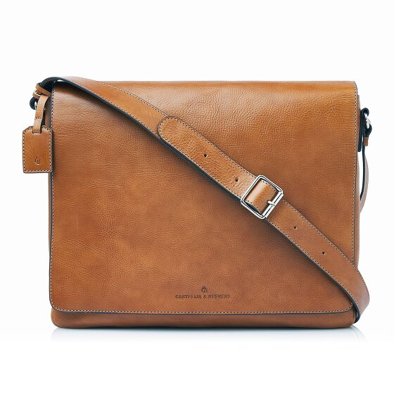 Castelijn & Beerens Mark Aktetas Messenger RFID-bescherming Leer 39 cm Laptop compartiment
